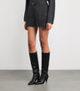 Claudie Pierlot Grey Wide Pleated Shorts