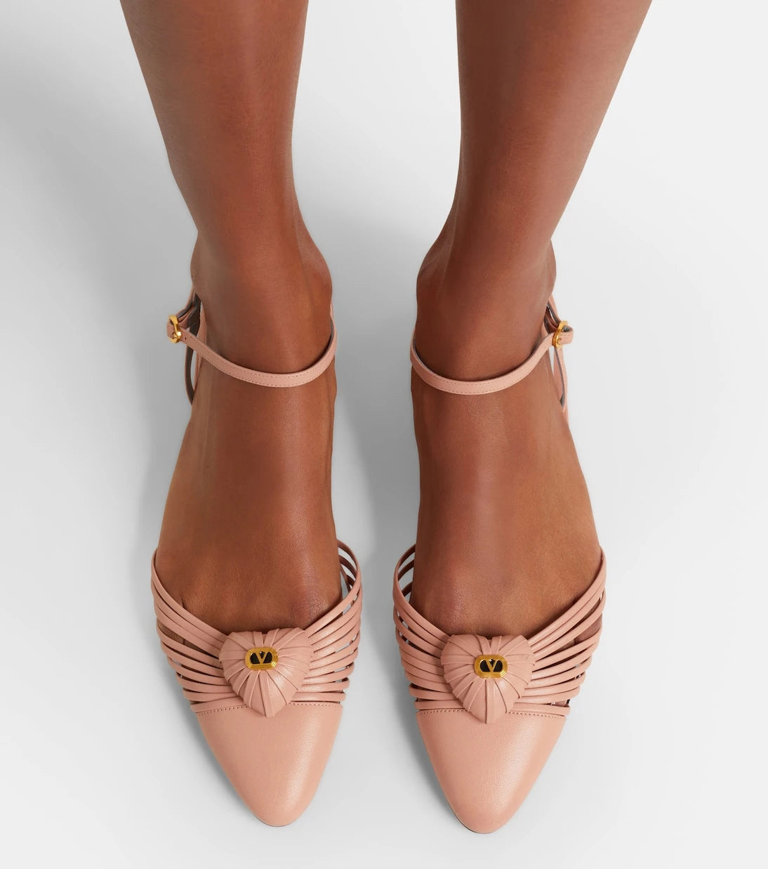 Valentino Garavani - Royal VLogo leather flats