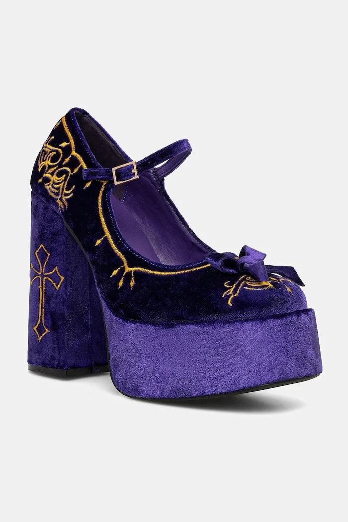 Обувки с дебел ток Koi Footwear Royal Manor