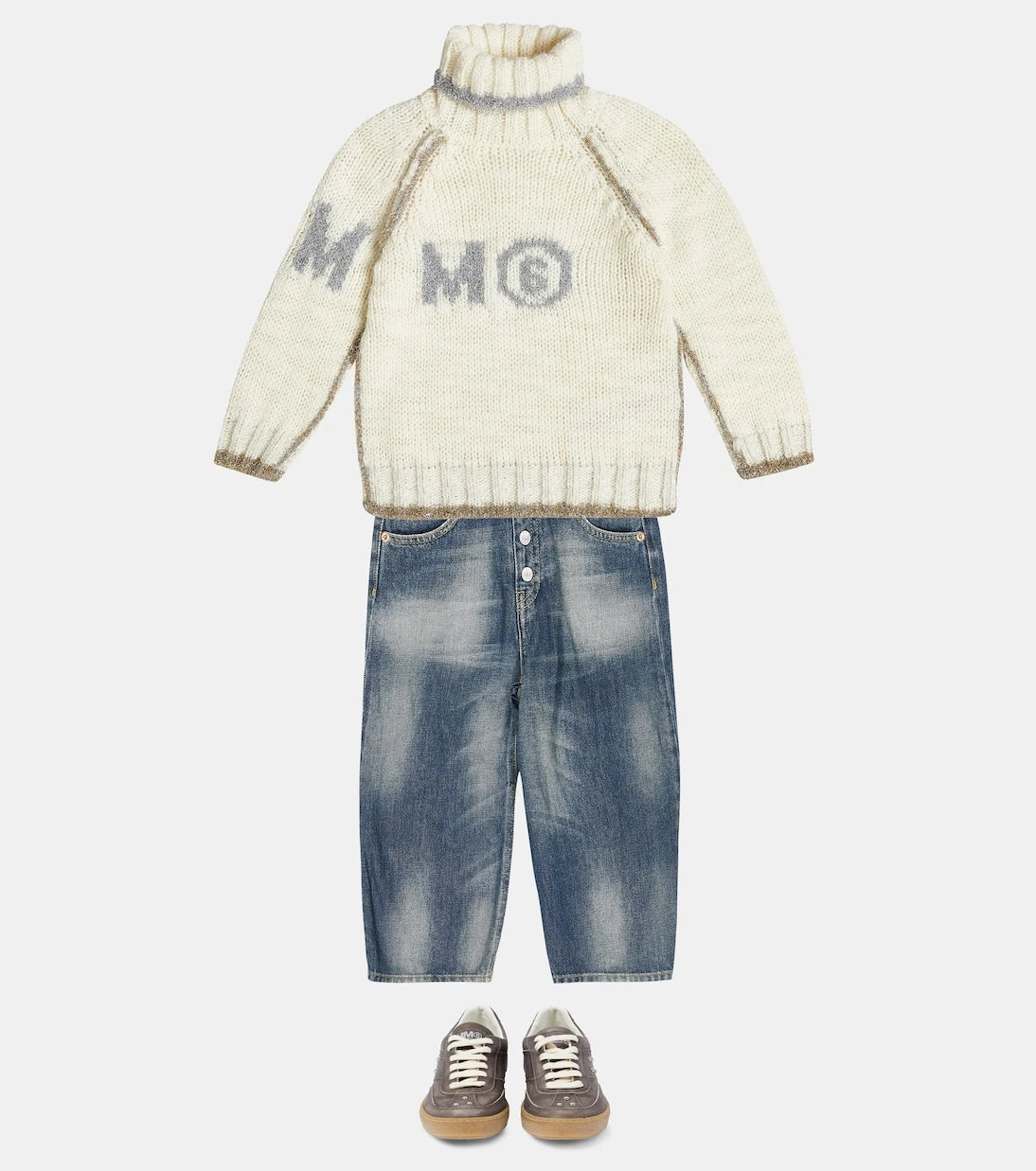 MM6 Maison Margiela Kids - Studded Replica sneakers