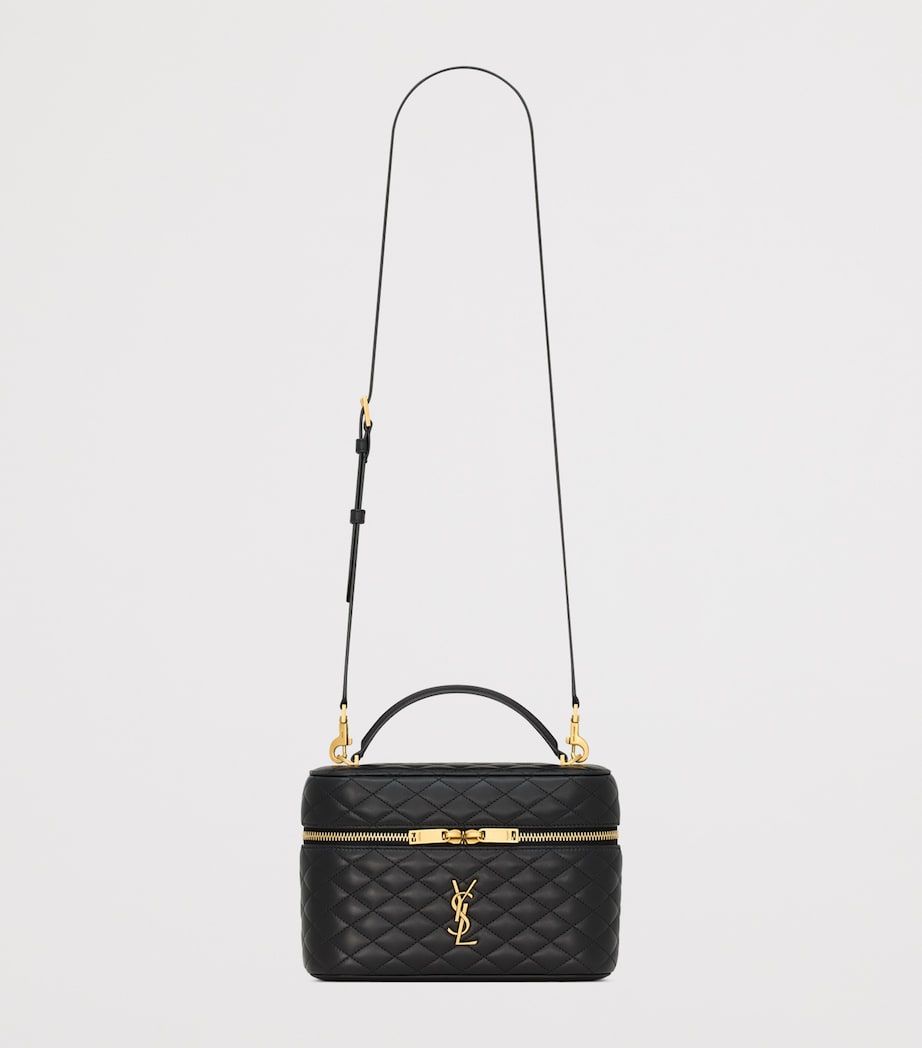 Saint Laurent Black Large Gabby Vanity Shoulder Bag