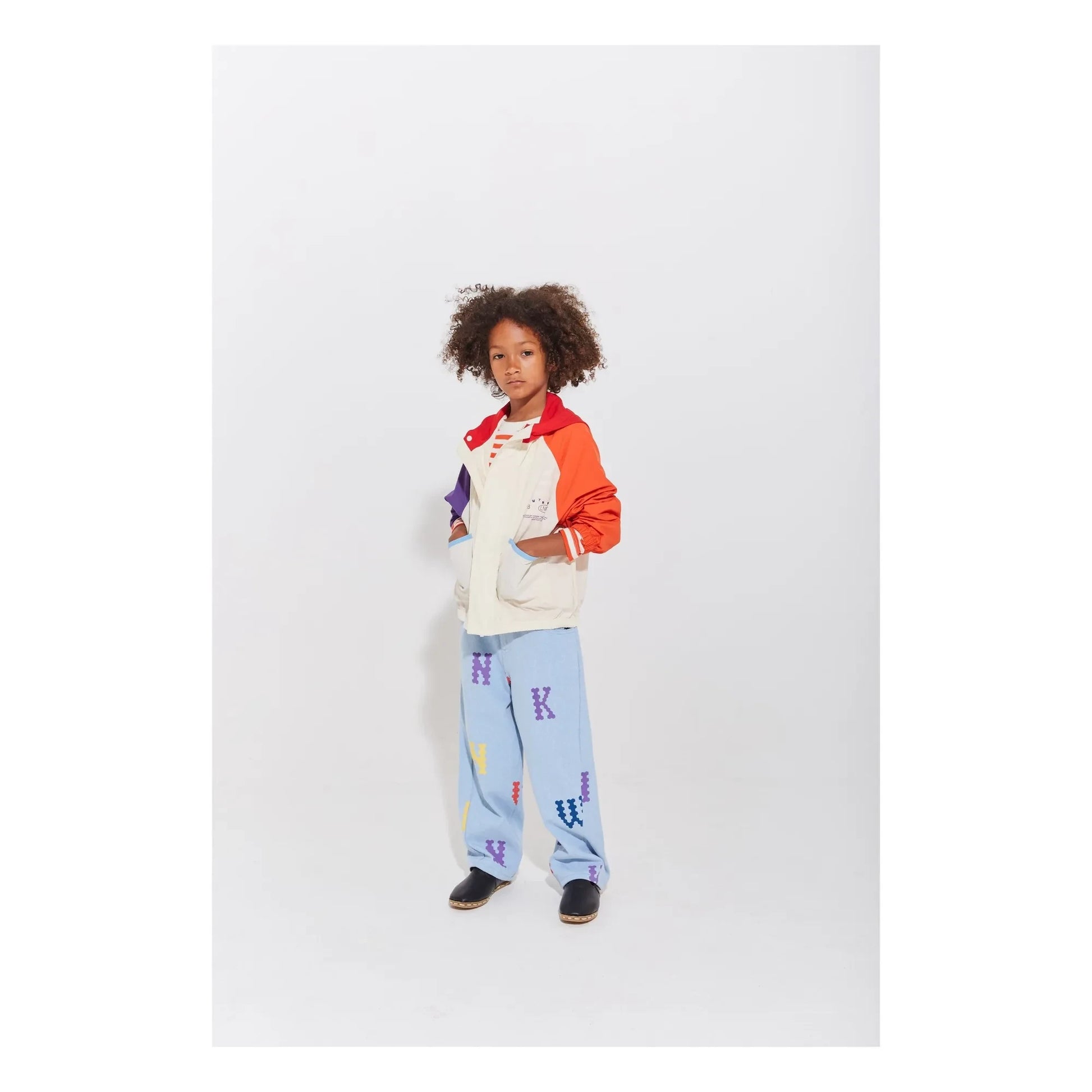 Wynken - Colorblock jacket | Ecru