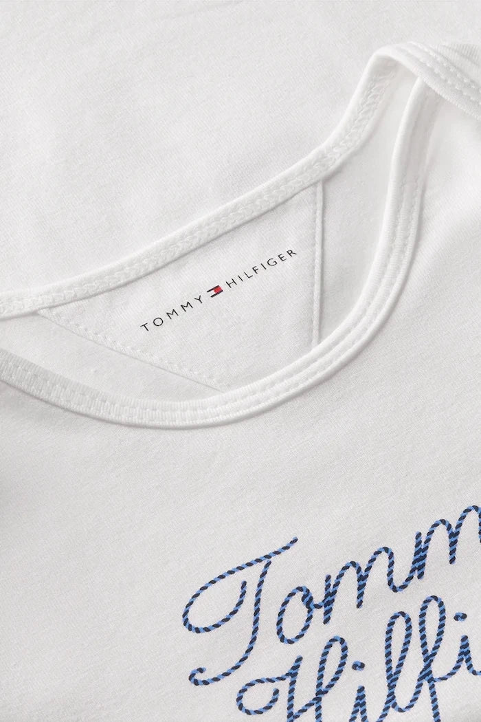 Tommy Hilfiger bebek pamuklu body