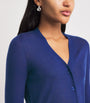 Blue Cashmere Cashair Cardigan