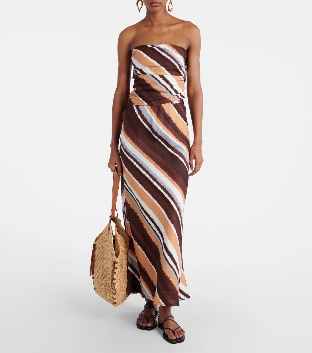 Faithfull - Setubai striped linen top