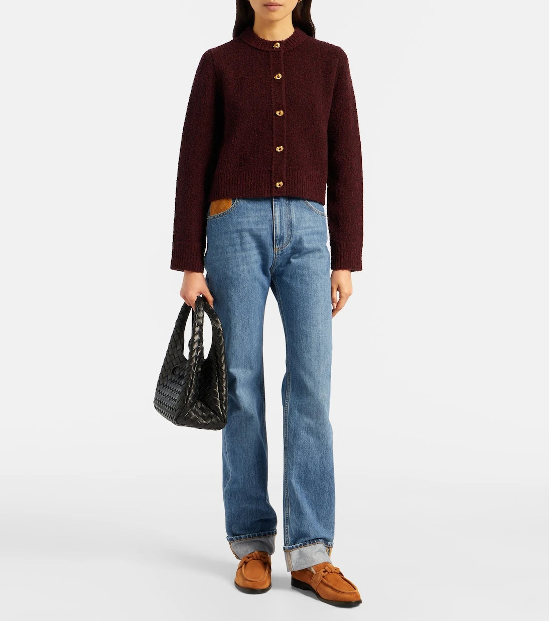 Bottega Veneta - Astaire shearling-lined suede loafers