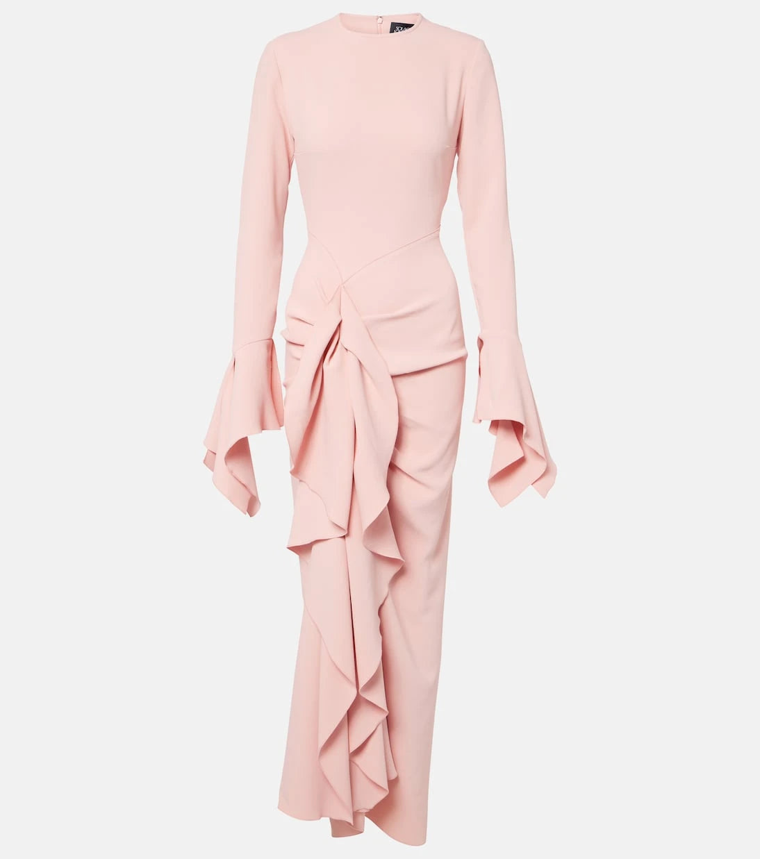 Solace London - Della draped gown