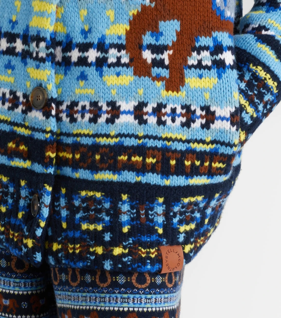 Stella McCartney - Fair Isle virgin wool cardigan
