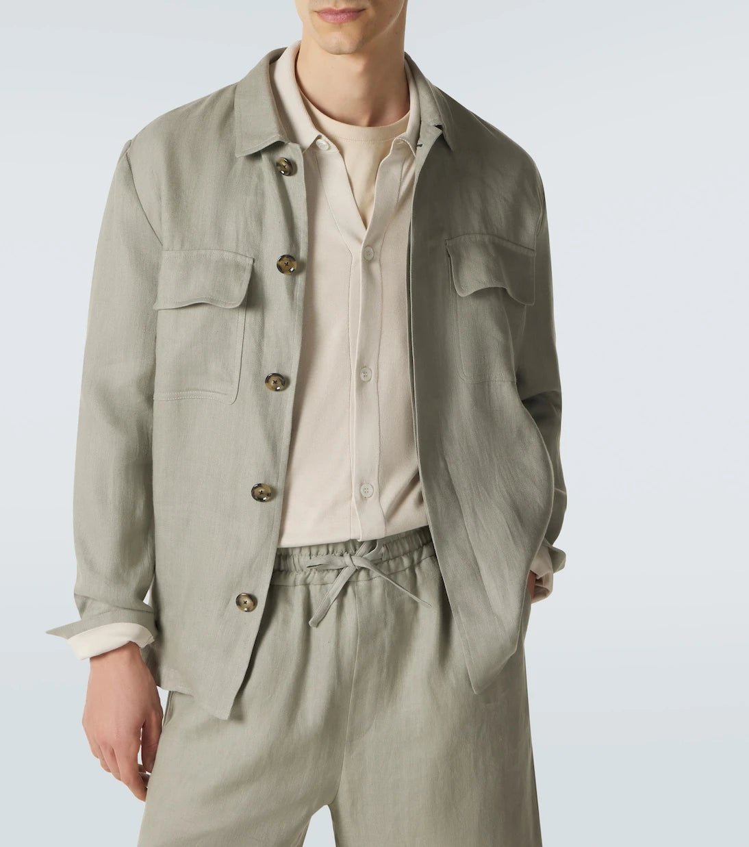 Lardini - Silk polo shirt
