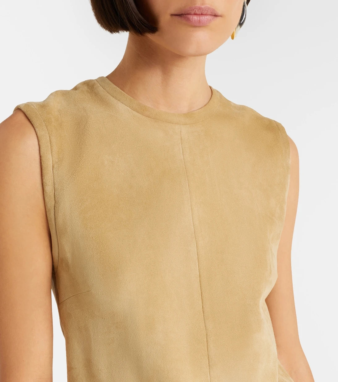 Stouls - Miuccia suede top