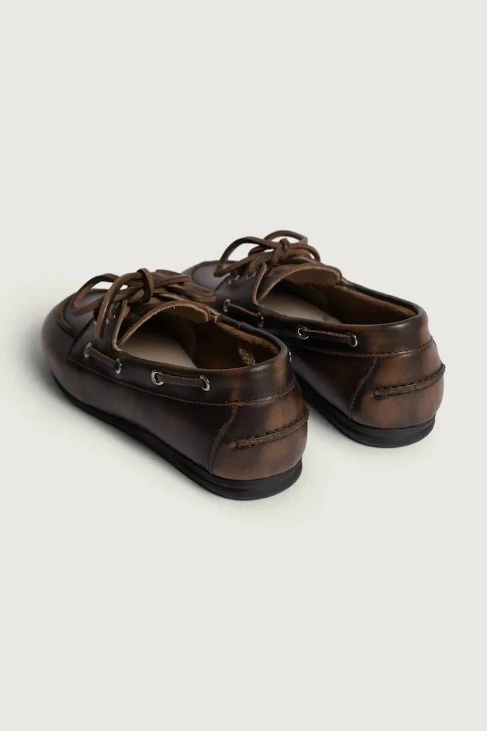 Posa süet kadın mokasen Boat Loafer