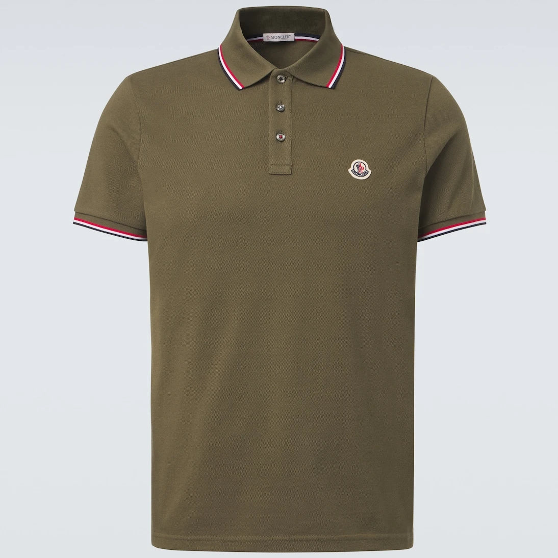 Moncler - Logo cotton piqué polo shirt
