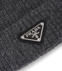 Wool-Cashmere Triangle Beanie
