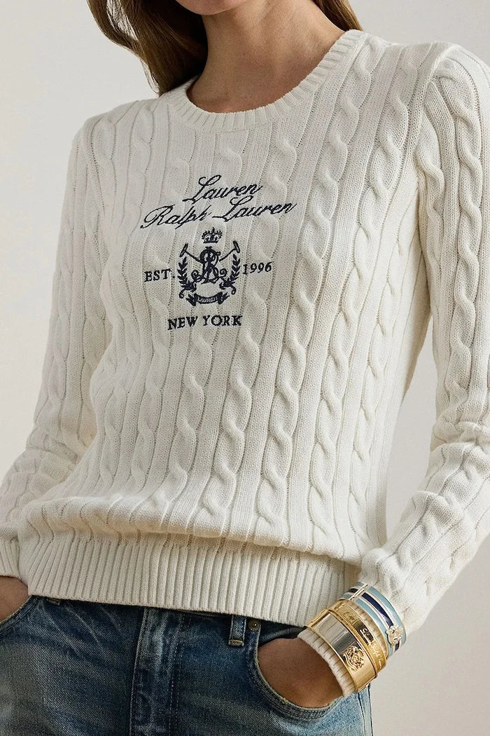 Памучен пуловер Lauren Ralph Lauren
