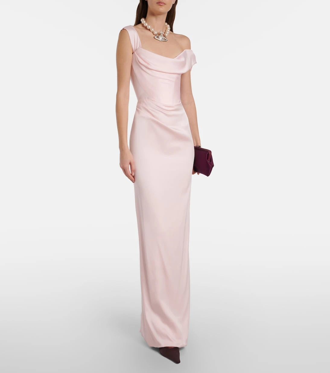 Vivienne Westwood - Nova Grace draped asymmetric gown