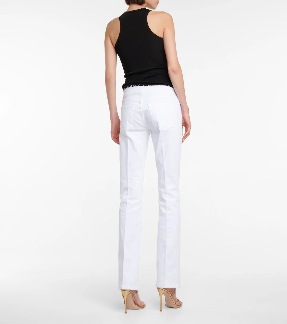 Frame - Mid-rise bootcut jeans