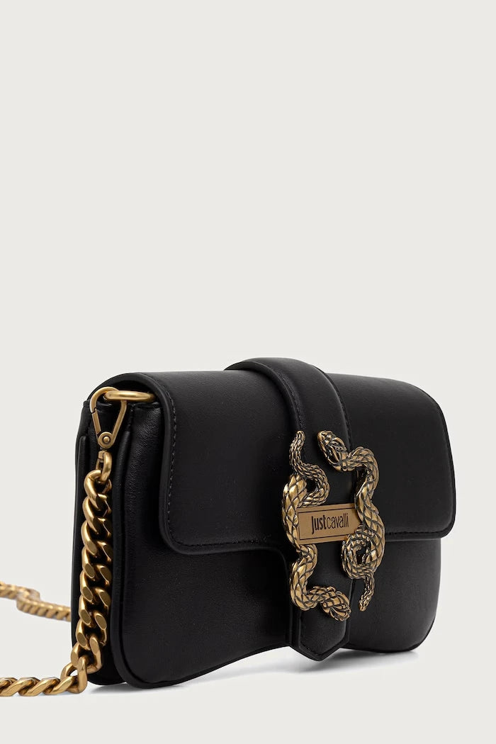 Just Cavalli suni deri kadın crossbody çanta