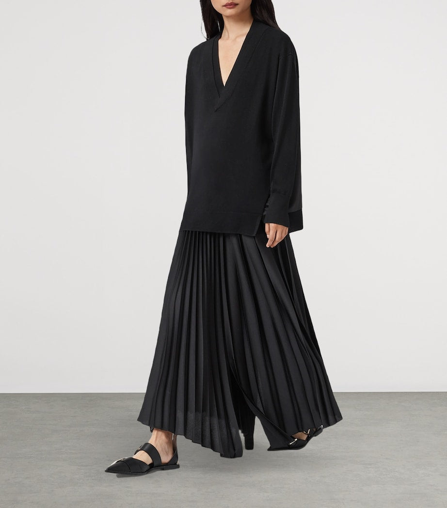 Black Wool Bern Sweater