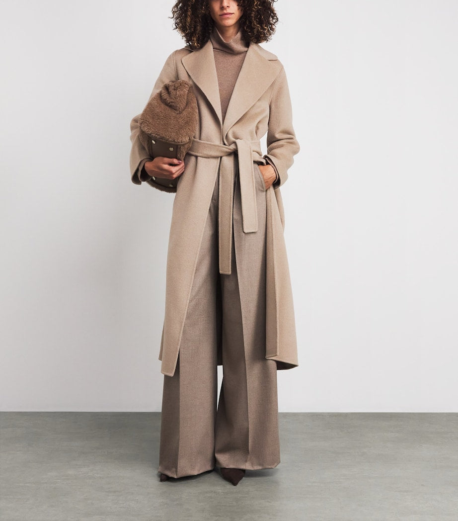 Max Mara Beige Virgin Wool-Cashmere Coat