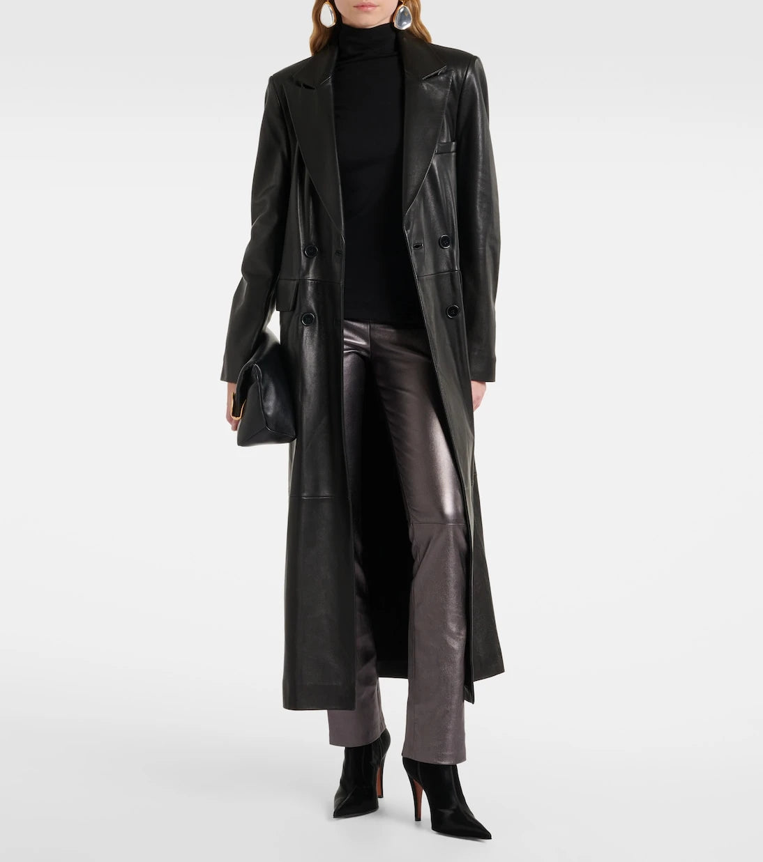 Stouls - JP Long leather flared pants
