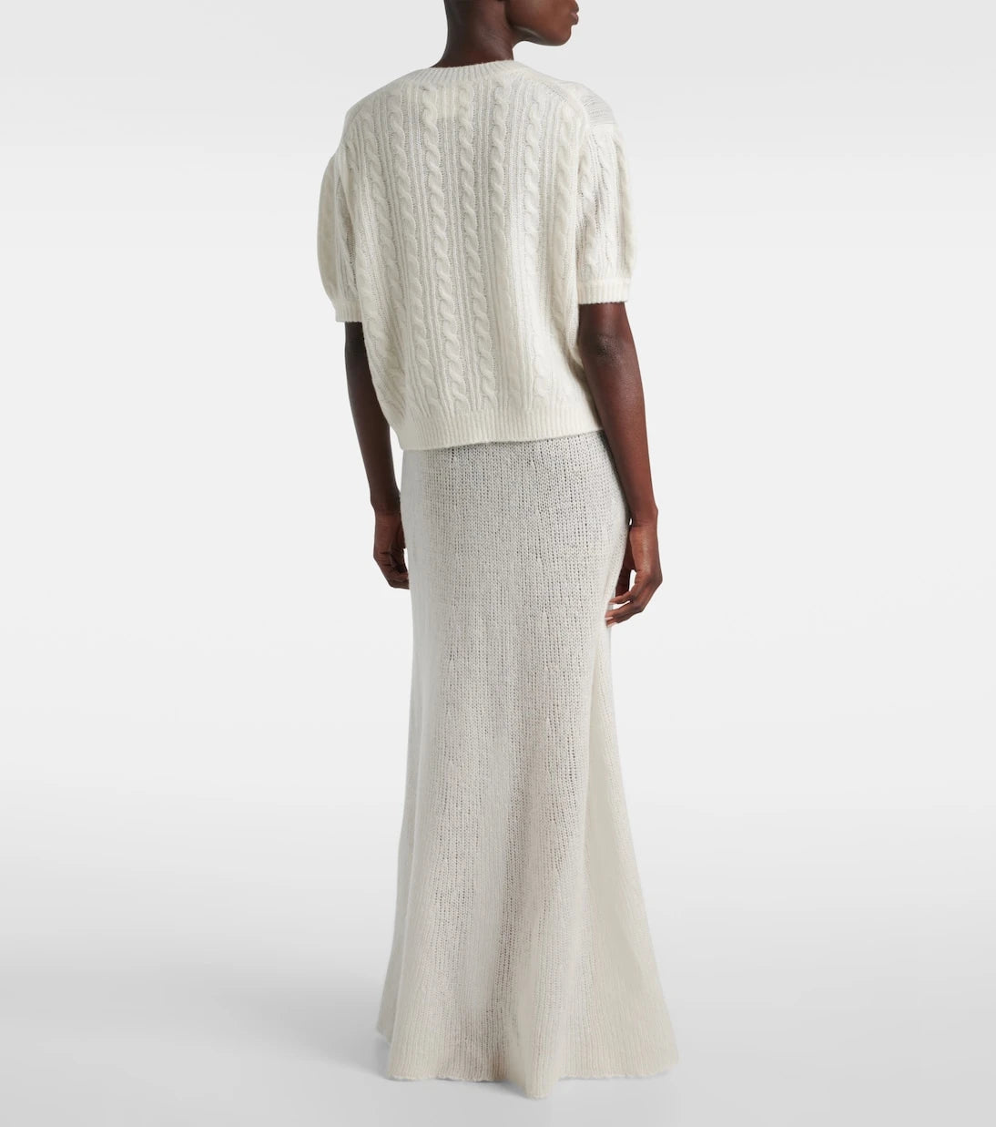 Lisa Yang - Kenzie cable-knit cashmere and silk sweater