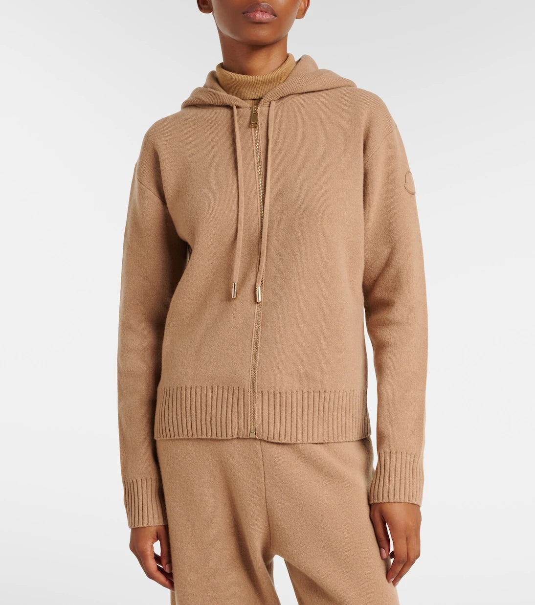 Moncler - Wool and cashmere zip-up cardigan
