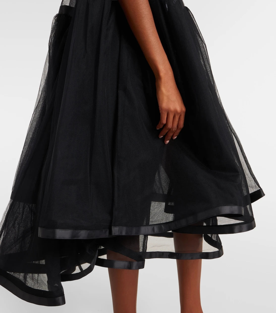 Noir Kei Ninomiya - Tulle midi dress