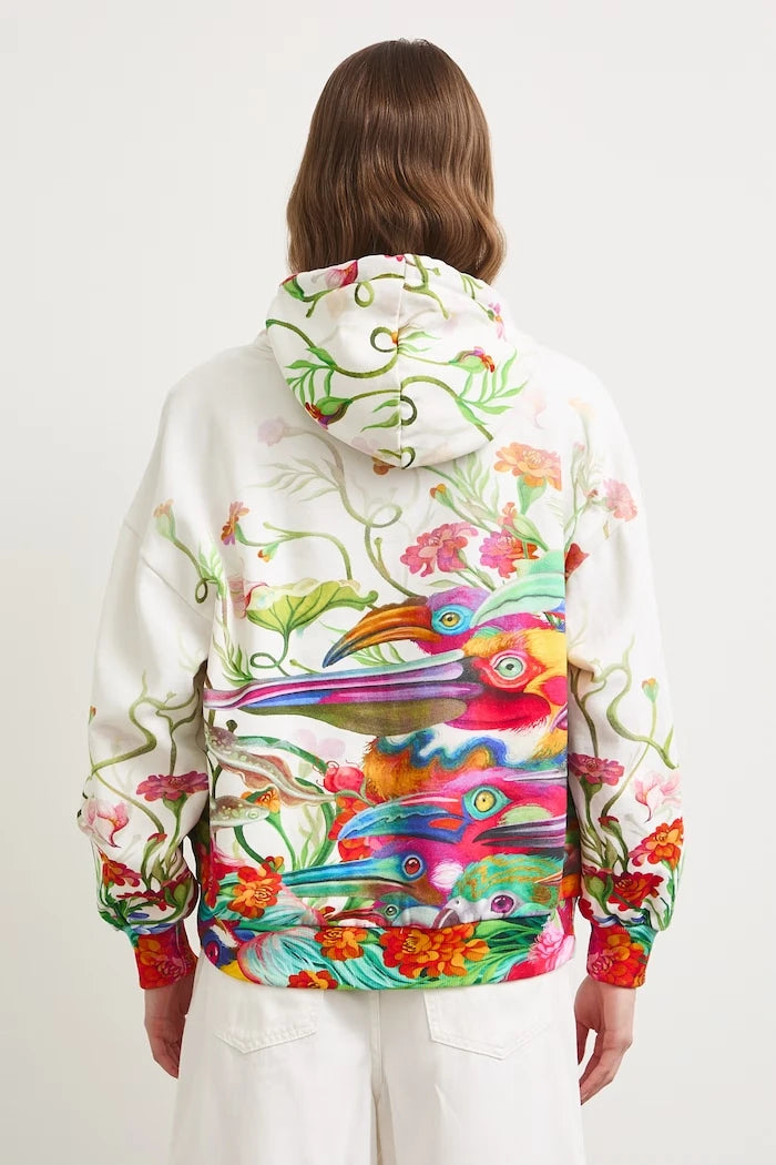 Pamuklu kadın kapüşonlu sweatshirt Medicine