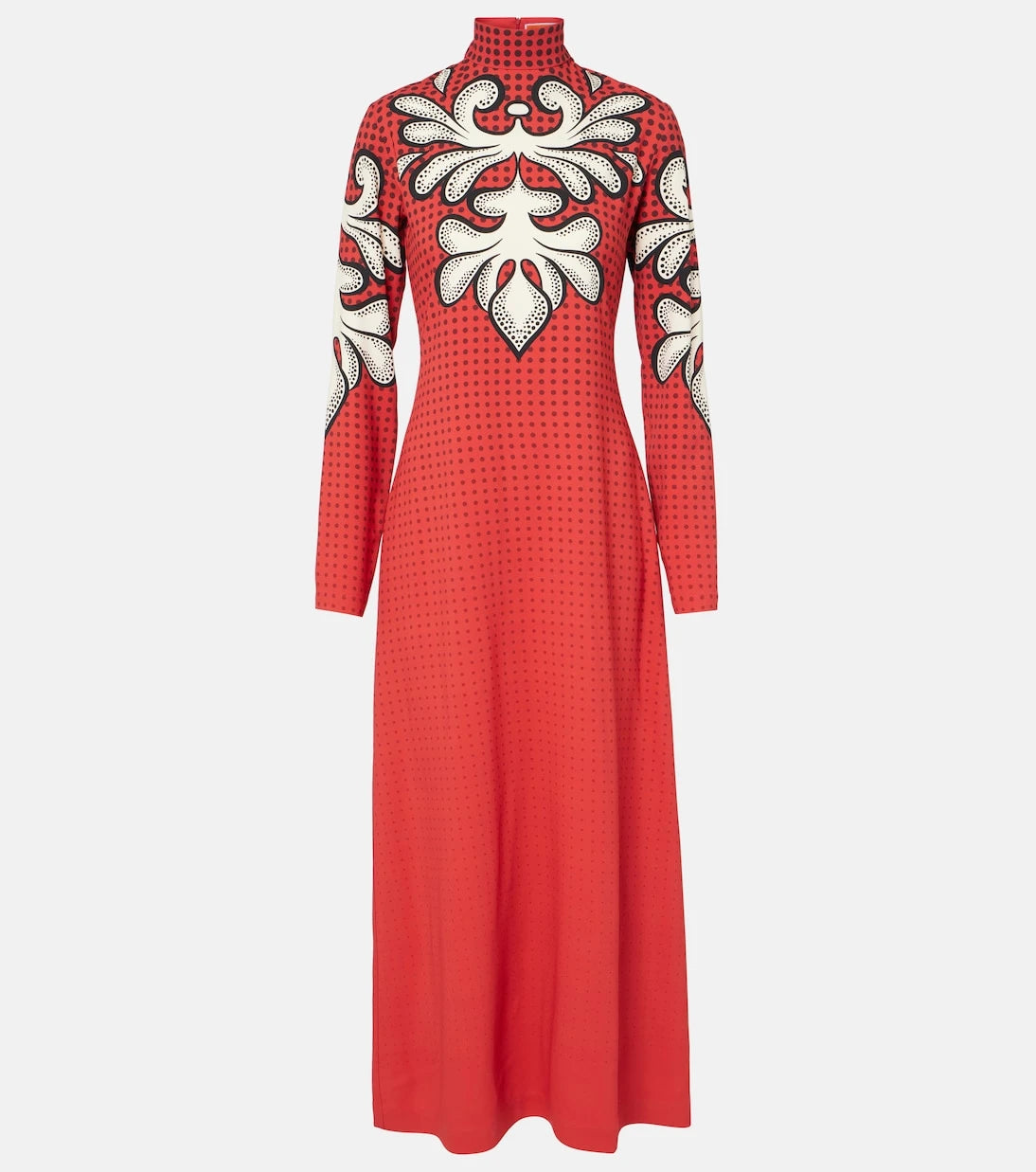 La DoubleJ - Halle printed satin midi dress