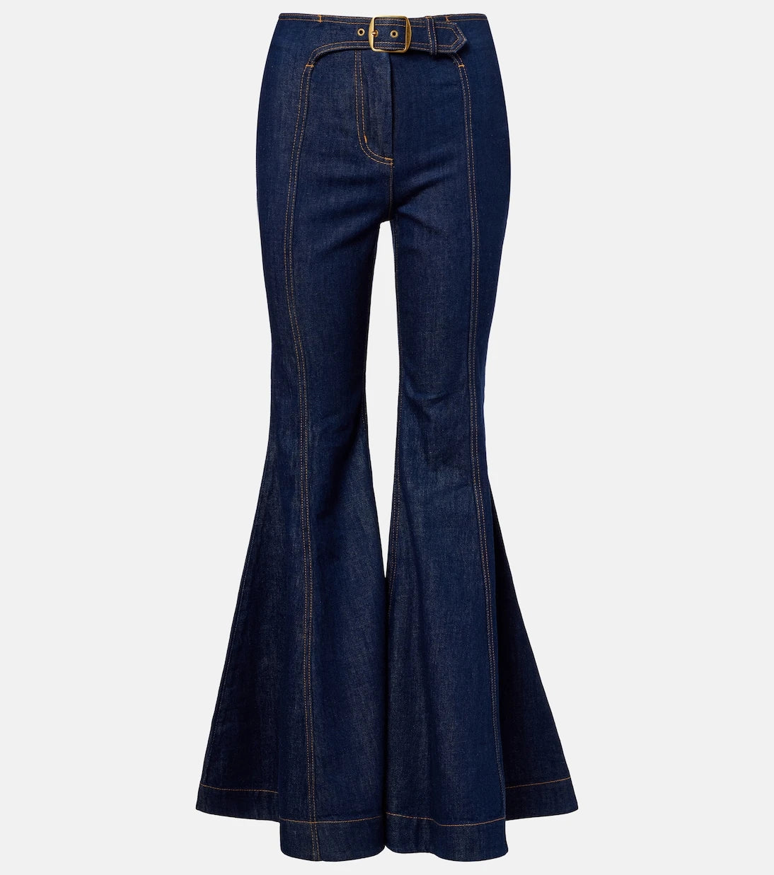 Zimmermann - Luna belted flared jeans