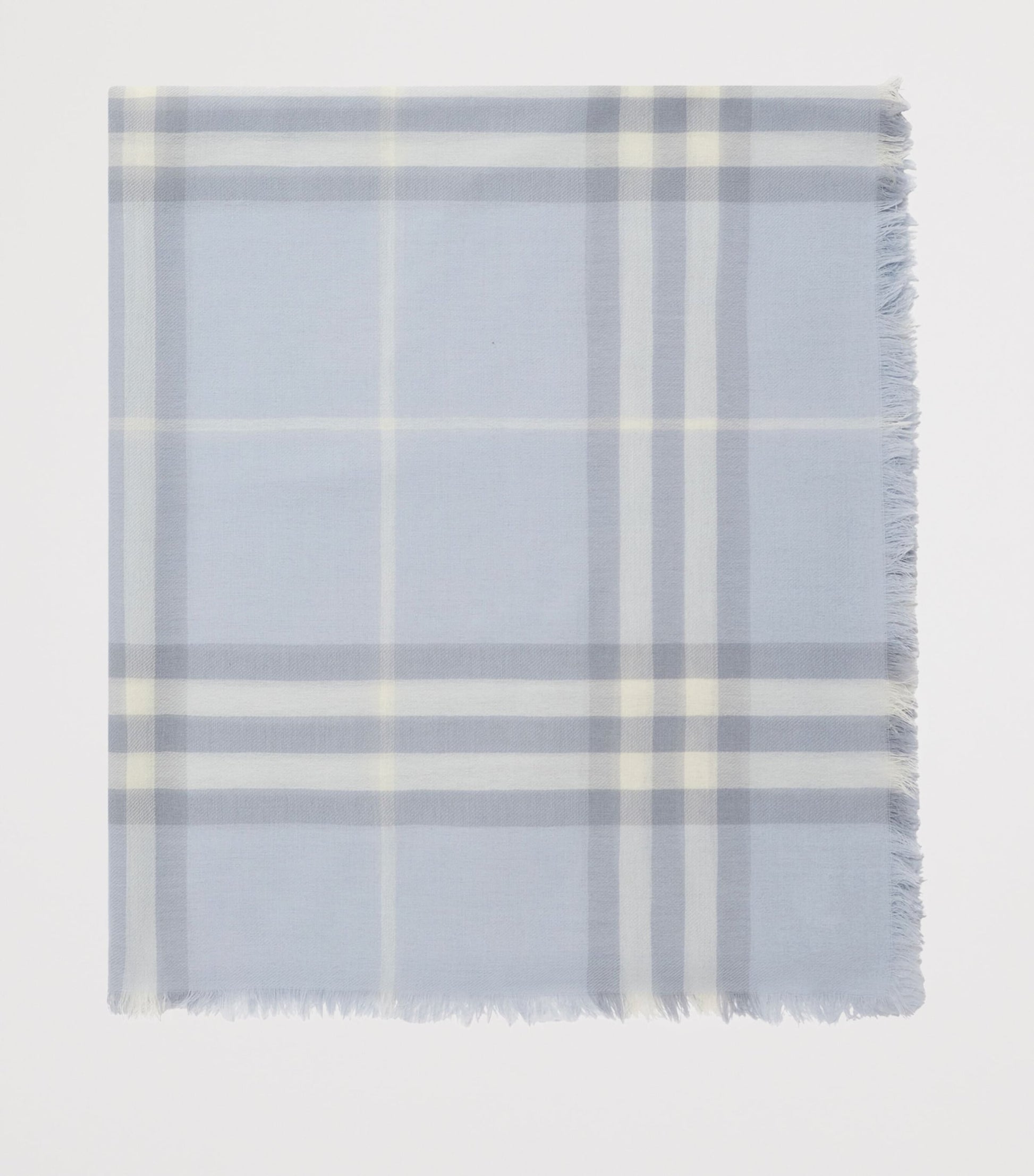 Burberry Wool Wide Check Scarf