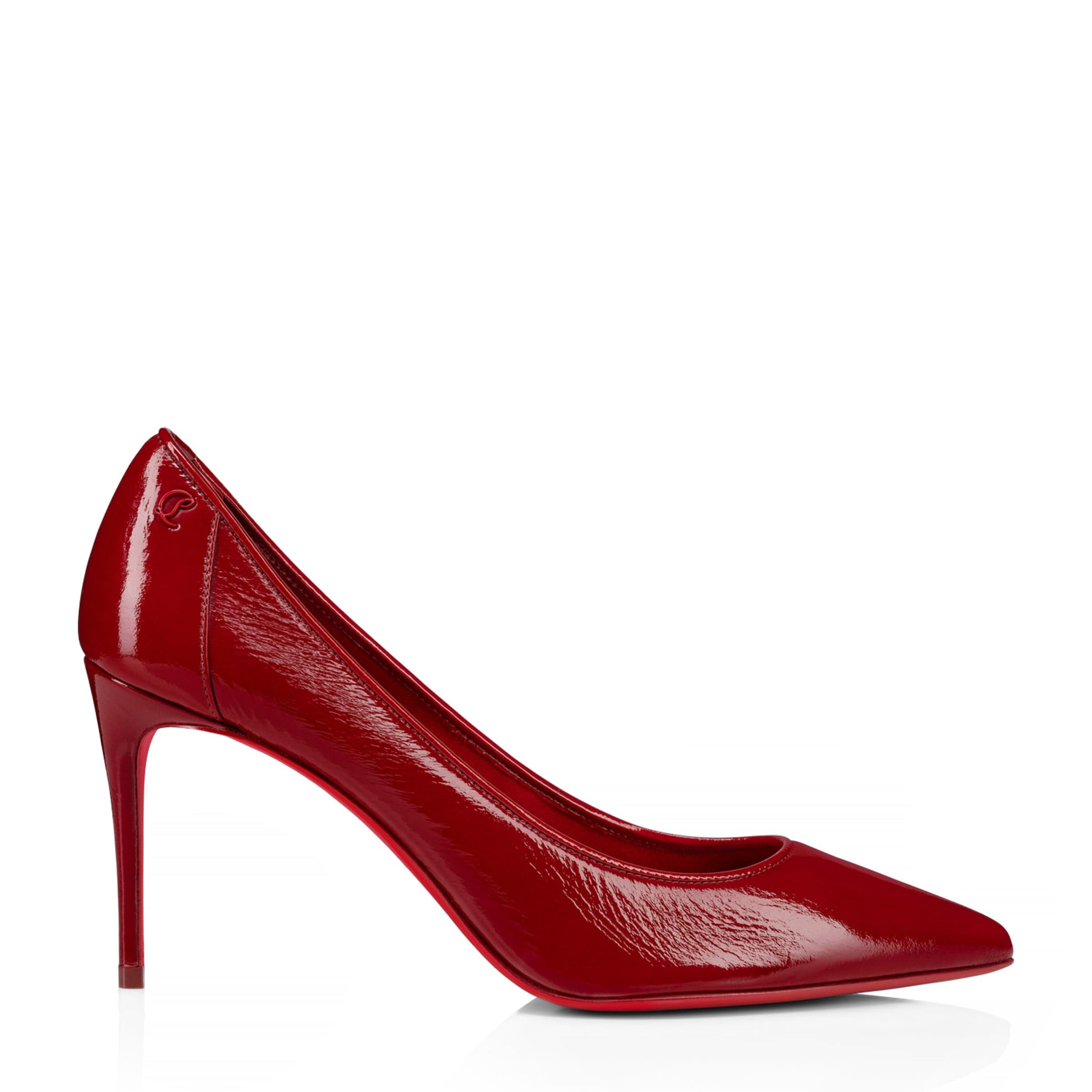 Christian Louboutin Red Sporty Kate Patent Leather Pumps 85