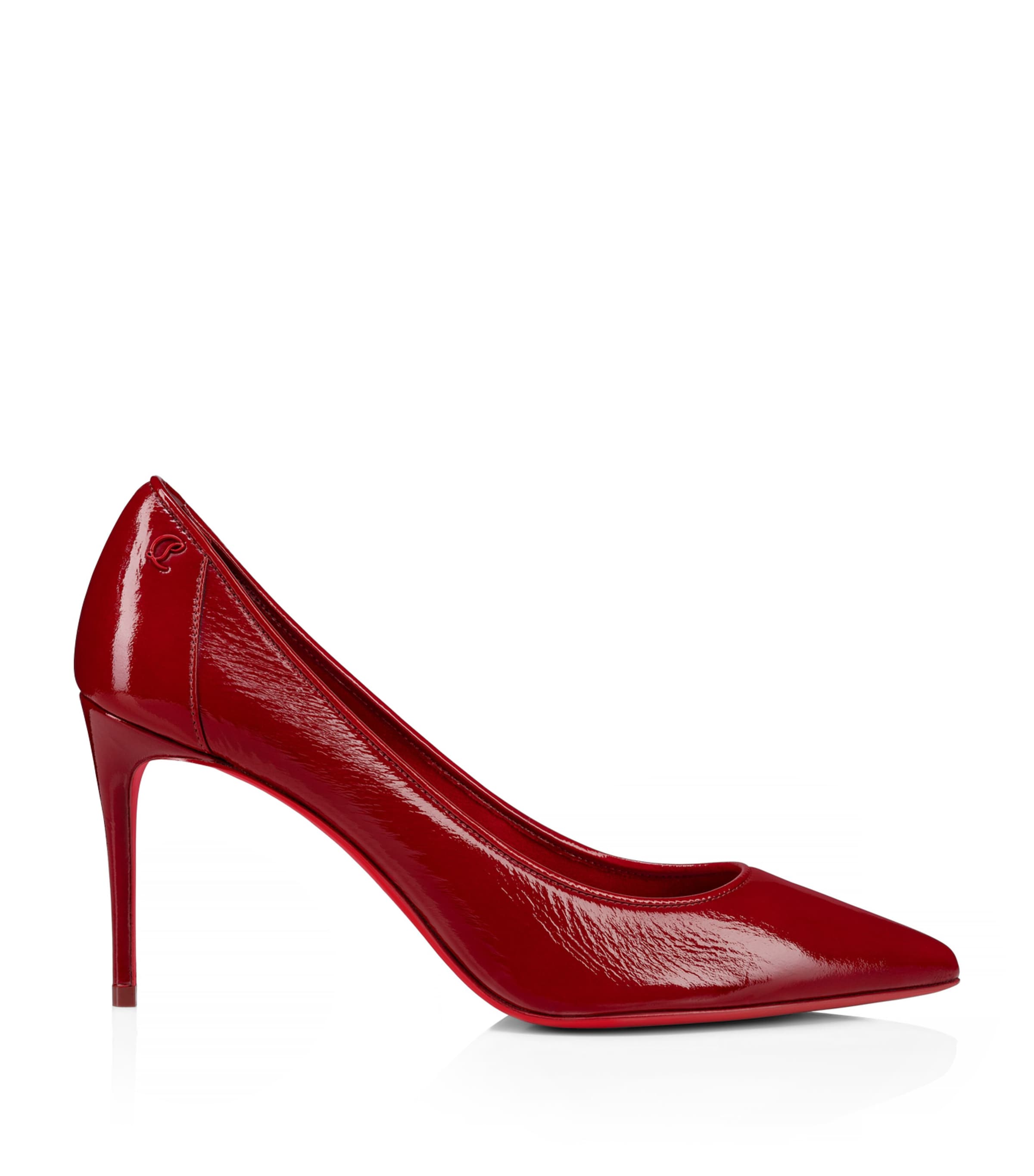 Christian Louboutin Red Sporty Kate Patent Leather Pumps 85