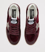 Golden Goose Red Suede Ball Star Sneakers