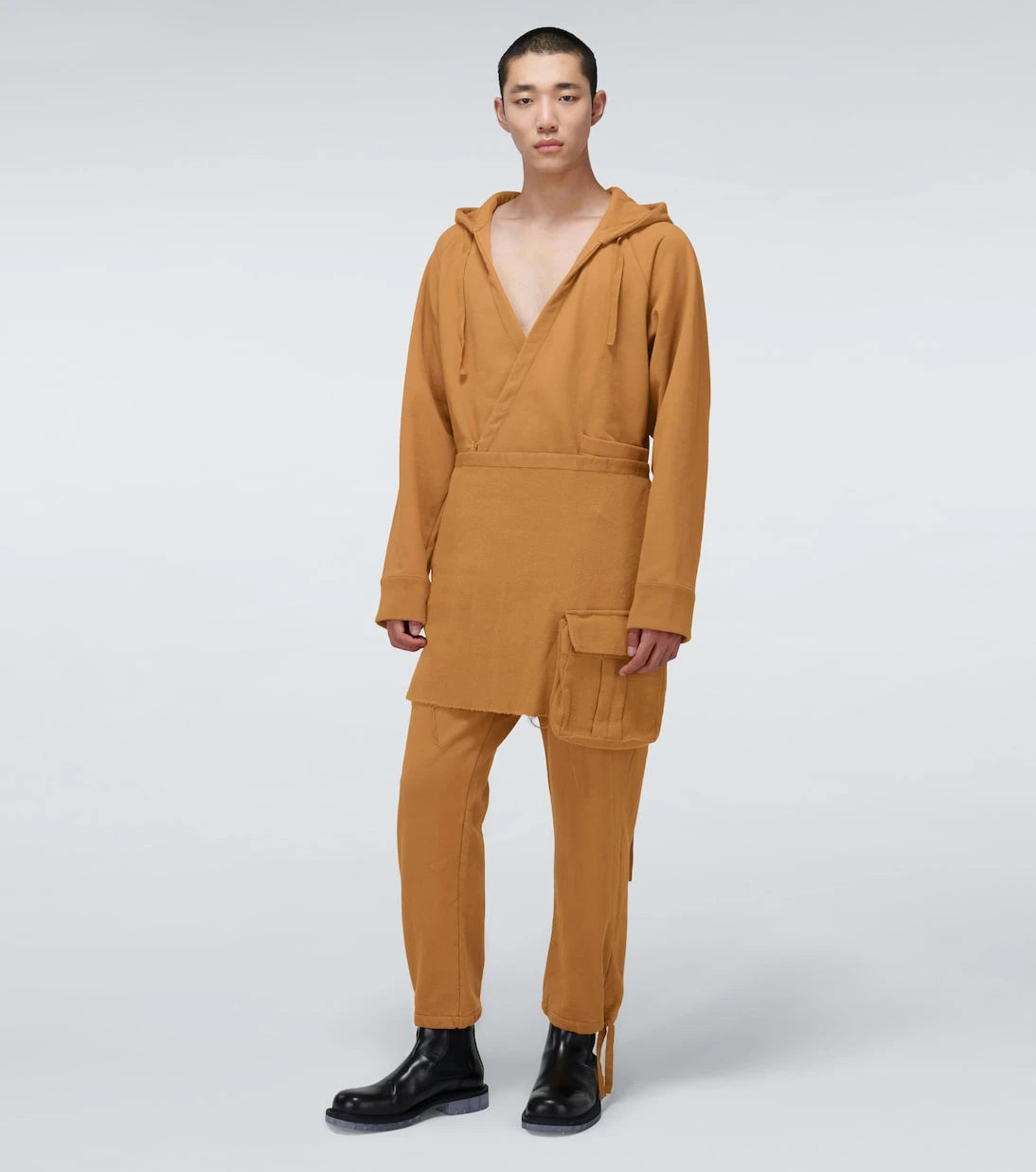 Undercover - Wool apron with pocket