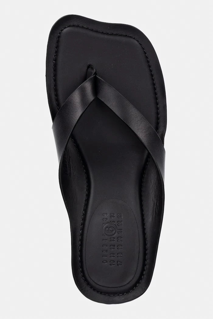 MM6 Maison Margiela джапанки дамски от кожа