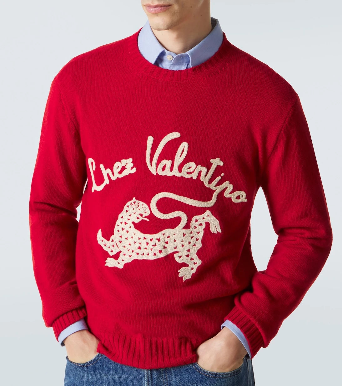 Valentino - Chez Valentino virgin wool sweater