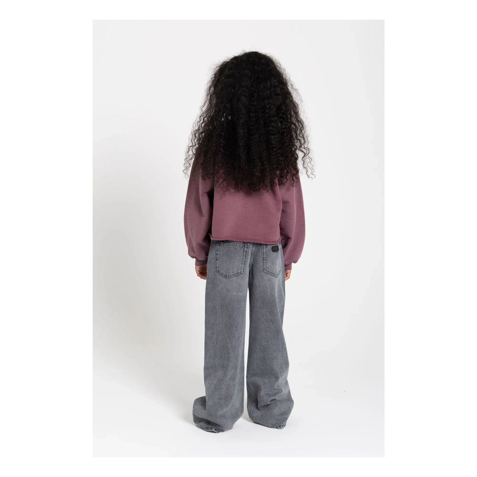 Finger in the nose - Jean Large April | Denim grey