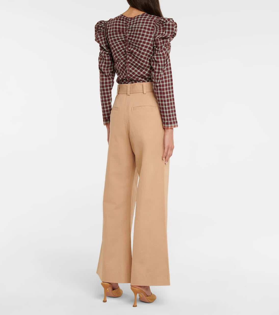 Ulla Johnson - Nico high-rise wide-leg cotton pants