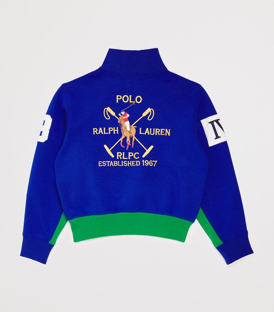 Ralph Lauren Kids Cotton-Blend Quarter-Zip Sweatshirt (7-14 Years)