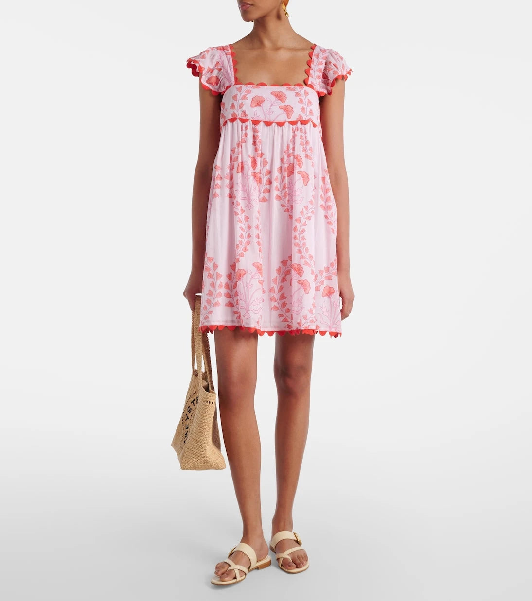 Juliet Dunn - Printed cotton minidress