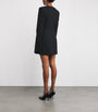 Nensi Dojaka Black Tailored Mini Jacket Dress