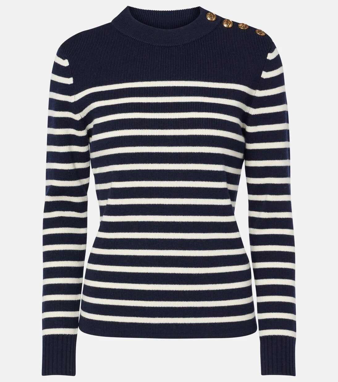 Chloé - Striped wool and cashmere sweater