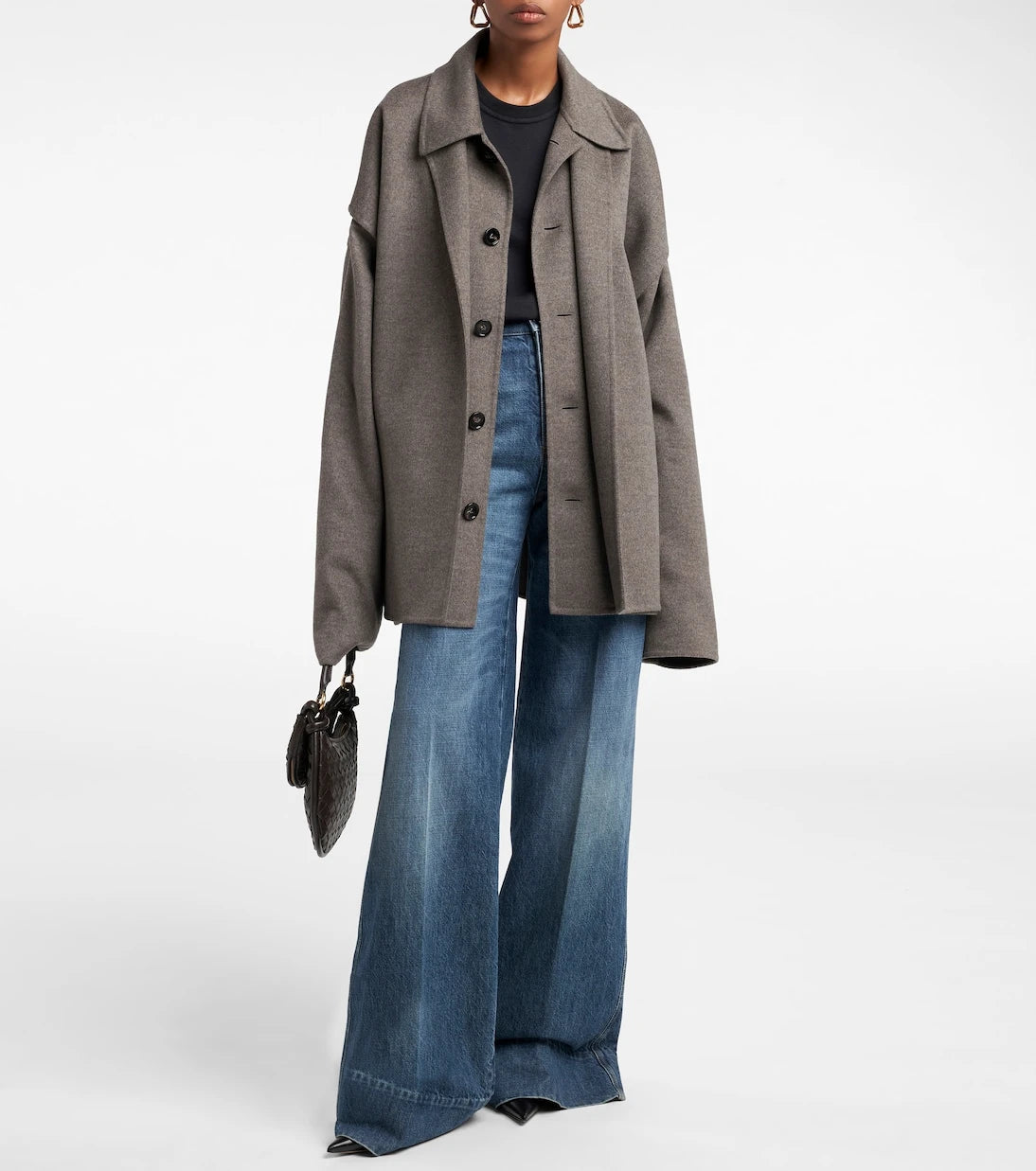 Bottega Veneta - High-rise wide-leg jeans