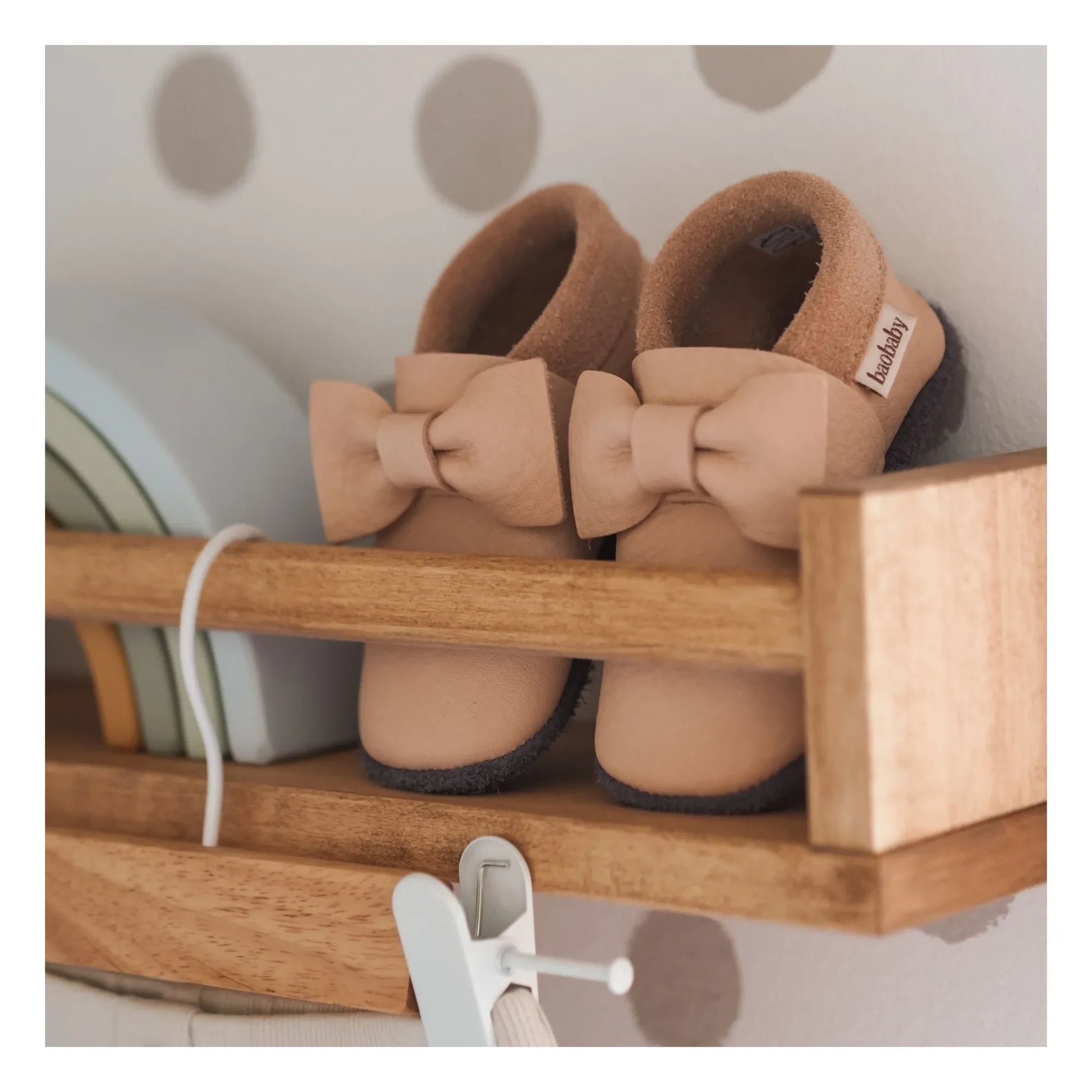 Baobaby - Knot Slippers | Beige pink