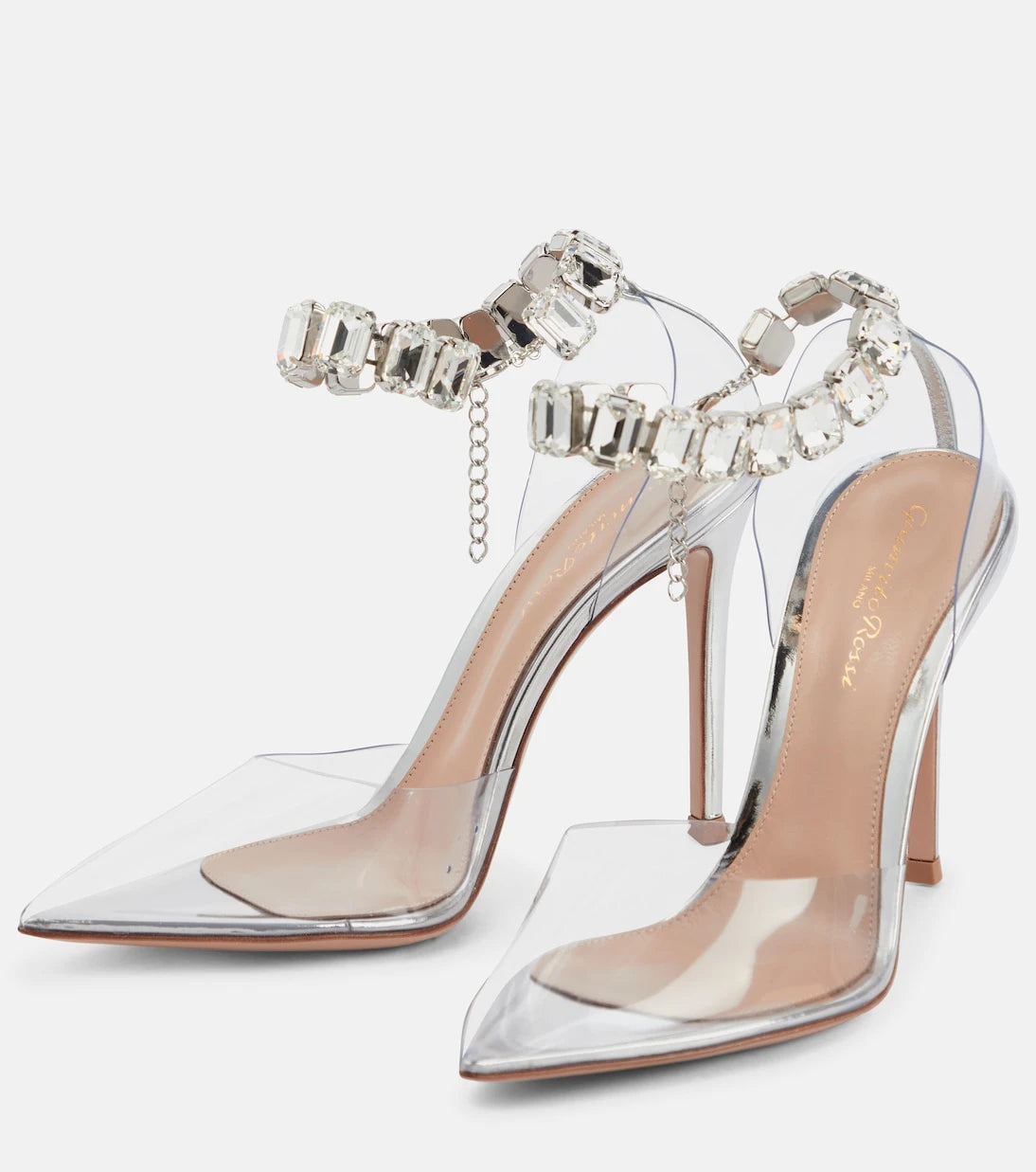 Gianvito Rossi - Embellished PVC pumps
