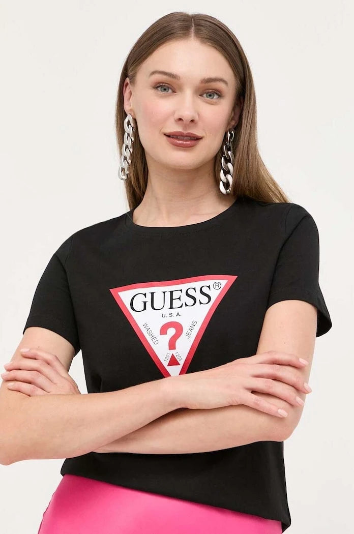 Памучна тениска Guess
