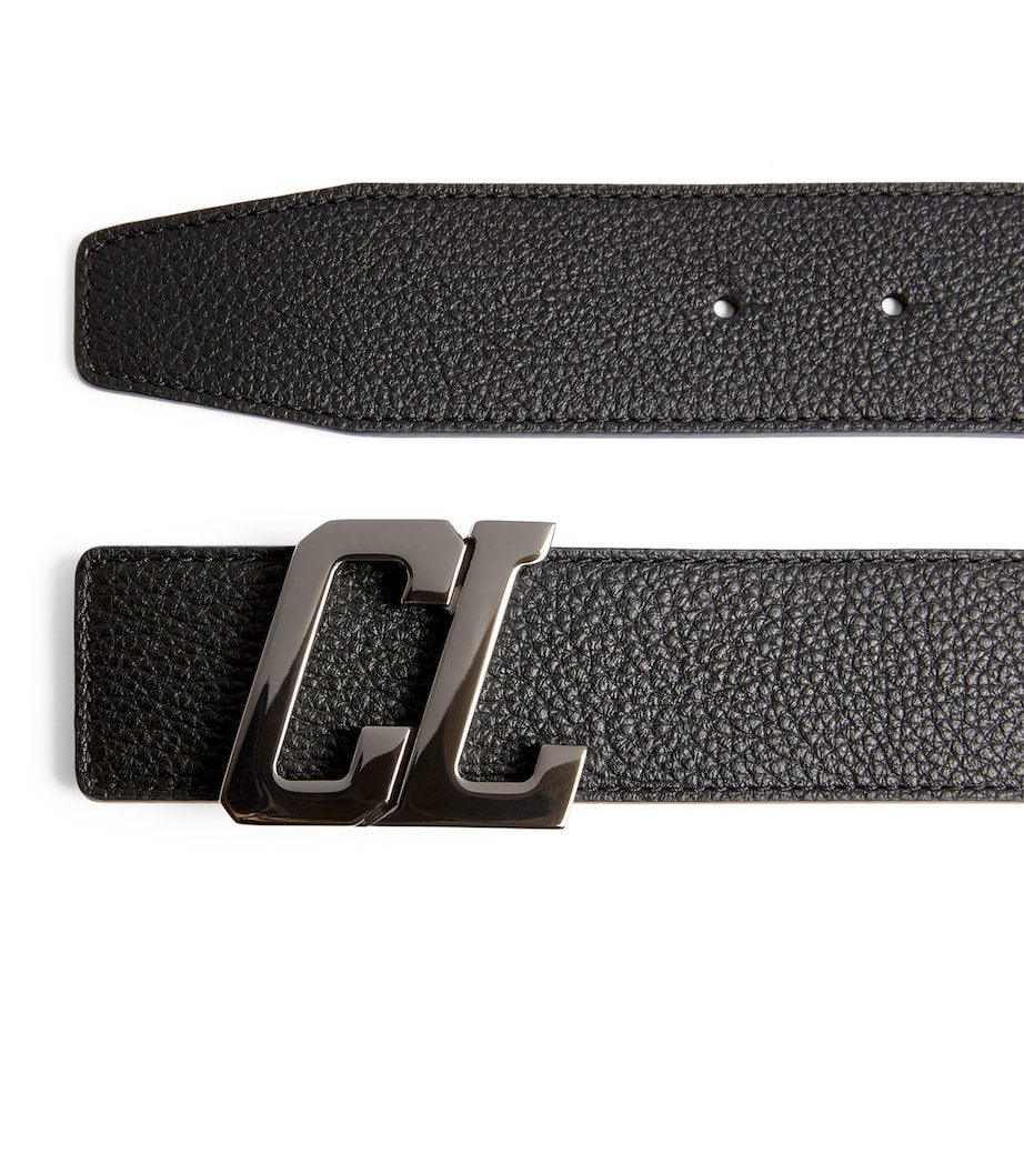 Happy Rui Leather Monogram Belt