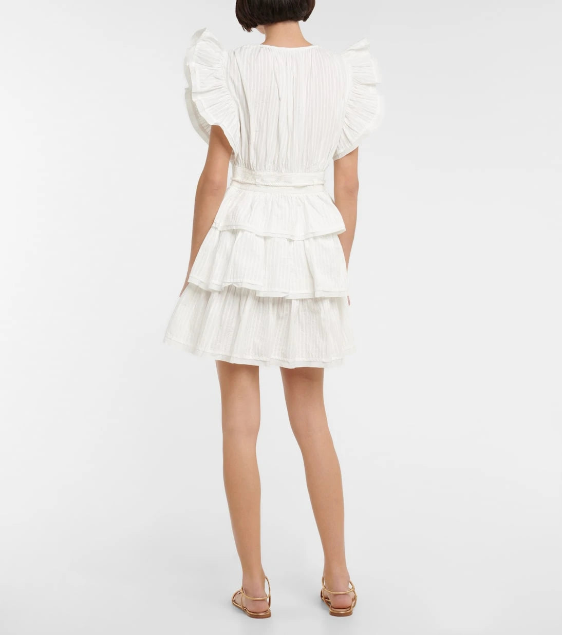 Ulla Johnson - Camilla ruffled cotton poplin minidress
