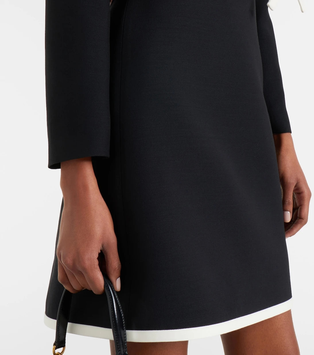 Valentino - Crepe Couture bow-detail cropped jacket